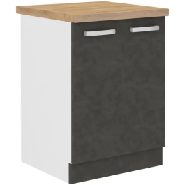 LASSEN Armario Bajo 2 Puertas Batientes Gris Mate 60 x 51.6 x 85 cm Precio: 126.94999955. SKU: B1BQXNAVGK