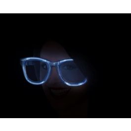Gafas Con Luz Azul XXL para Disfraces y Fiestas Nocturnas