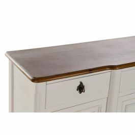 Buffet Tradicional DKD Home Decor Blanco Marron Oscuro 45 x 90 x 140 cm