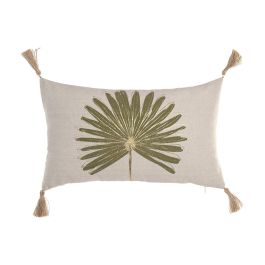 DKD Home Decor Cojín Boho de Algodón Yute Natural Verde 50 x 30 cm con Cremallera (2 Unidades) Precio: 19.94999963. SKU: B17ESN3CSM