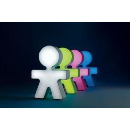 Alessi AKK86 AZ Lámpara de Mesa Girotondo Azul Lámpara de Forma Evocativa para un Toque Original