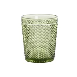 Set de Vasos DKD Home Decor Verde Cristal Con relieve 240 ml (6 Unidades) Precio: 14.95000012. SKU: B1GQ28LY47
