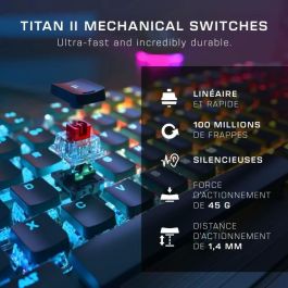 Teclado mecánico para juegos de PC - TURTLE BEACH - Vulcan II - Negro Teclado mecánico para juegos de PC - TURTLE BEACH - Vulcan II - Negro