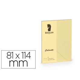 Rossler coloretti Sobre C7 Color Marron Arena 81x114 mm Pack 5 Unidades 80gr/m2 Precio: 3.50000002. SKU: B1HK7RSWVP