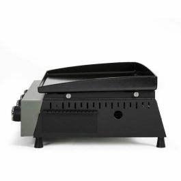 Livoo DOC325 Plancha de gas con 4 Quemadores, Color Verde y Negro