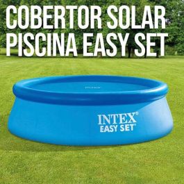 Intex Cobertor Solar Piscina Easy Set Diámetro 244 cm PVC