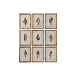 Cuadro Mediterraneo DKD Home Decor Marron Beige 2.5 x 40 x 30 cm (9 Unidades) Precio: 248.50000021. SKU: B1EWQR5N76