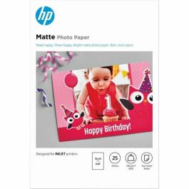 HP Papel foto mate 10x15cm 25hojas Precio: 8.49999953. SKU: S55079750