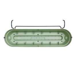 Elho ELH8711904522537 Vibia Campana Balconiere Allin1 70 - Maceta para Balcón Verde 70x26x17 cm - 100% Reciclada Elho ELH8711904522537 Vibia Campana Balconiere Allin1 70 - Maceta para Balcón Verde 70x26x17 cm - 100% Reciclada