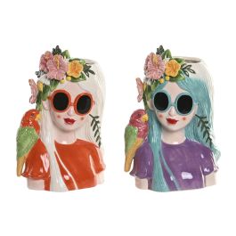 DKD Home Decor Macetero Tropical Loro Multicolor Cerámica 17 x 32 x 23 cm Precio: 54.49999962. SKU: B1CRZVJX2N