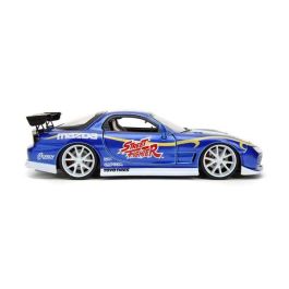 Coche street fighter ii chun-li 1993 mazda rx-7 escala 1:24. incluye figura Coche street fighter ii chun-li 1993 mazda rx-7 escala 1:24. incluye figura