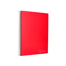 Liderpapel Jolly Cuaderno espiral A4 Multidisciplina, Tapa Forrada, 140 Hojas 75gr