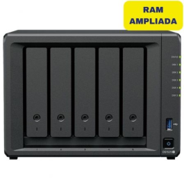 Synology DS1525+/32G NAS DiskStation 5 Bahías 3.5"/2.5" Torre 32GB DDR4 Almacenamiento de alta velocidad