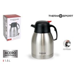 Jarra Termo Inox 1.5 Litros con Pulsador Thermosport (6 Unidades) Precio: 76.89000055. SKU: B13L4LNNST