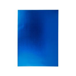 Goma Eva Liderpapel 50x70 cm Espesor 2 mm Metalizada Azul 10 unidades