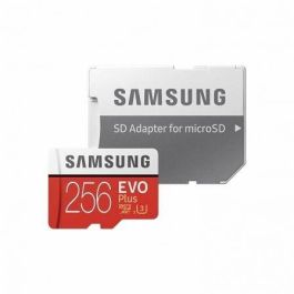 TARJETA MICROSD XC + ADAPTADOR SAMSUNG EVO PLUS - 256GB - CLASE 10 - 100MB/S