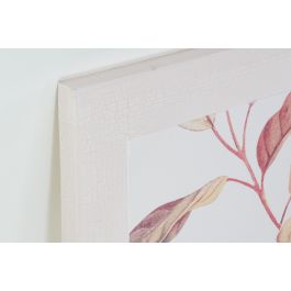 DKD Home Decor Cuadro Romantico Rosa 70 x 70 cm (2 Unidades) Lienzo Abeto