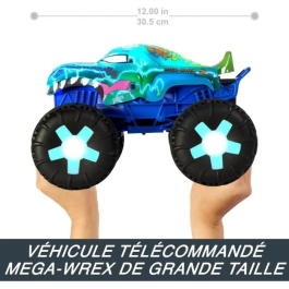 Hot Wheels Monster Trucks Mega Wrex Vehículo de Control Remoto a Escala 1/15 JBD90