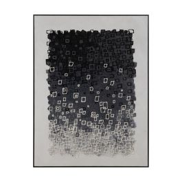 Cuadro Blanco Negro Abstracto 90 x 4 x 120 cm Precio: 159.50000022. SKU: B16B3AT3RM