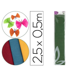 Liderpapel Papel Crespón Verde Oliva 50 cm x 2.5m 34g/m² Precio: 1.49999949. SKU: B189QCMTVP