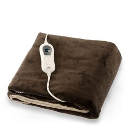 Avant Manta Eléctrica 160x120 cm 120W - 3 Niveles de Temperatura, Color Marrón Beige