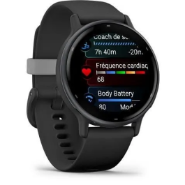 Garmin Vivoactive 5 Smartwatch Negro Pantalla AMOLED Táctil 1.2" GPS Wifi 4 GB 36g Silicona