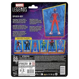 Hasbro G0787 Figura articulada Spider-Boy Marvel Legends Series, 15cm, +20 puntos de articulación, incluye accesorios