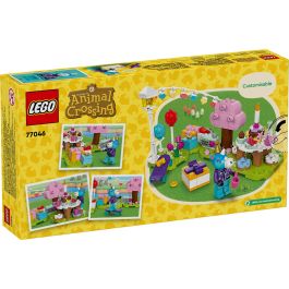 LEGO 77046 Animal Crossing Fiesta de Cumpleaños de Azulino - Juguete Construible con Accesorios para Niños +6 Años