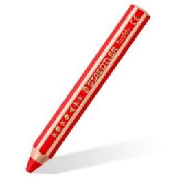 STAEDTLER 140 Lápices de Colores Noris junior Suaves, Multicolor, Madera, Set de 6 Piezas, Sacapuntas Incluido, para Niños +2 Años