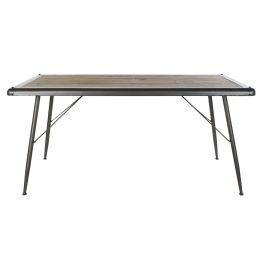 Mesa Comedor Loft DKD Home Decor Gris Claro Natural 90 x 75 x 161 cm