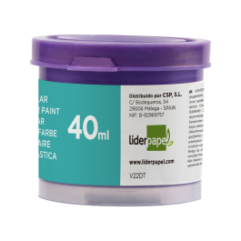 Liderpapel Tempera Escolar Violeta 40 ml