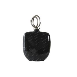 DKD Home Decor Jarrón Moderno Negro de Cristal y Aluminio con Tapa 14x48x28 cm Precio: 52.89999968. SKU: S3039890
