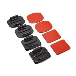 Phoenix Technologies Accesorio Soporte Adhesivo 3M Curvos para GOPRO y Cámaras Sport, Pack de 4, PHGP01, PHGP03, PHGP08, PHGP13, PHGP23S, PHGP26, PHGP51, PHGP102, PHGP103, PHGP127L