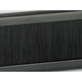Equip 327413 Panel Pasacables con Cepillo 1U para Rack 19 pulgadas, Negro - Gestión Cables Armario Servidor