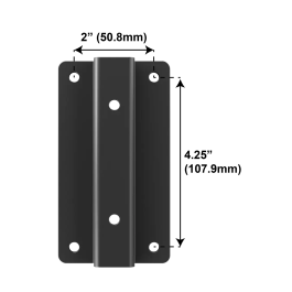 IsoAcoust V120 Adaptador 50X107 Montaje Acero para Altavoces JBL M&K Sound Tannoy Ancho 11cm Alto 4cm Largo 16cm