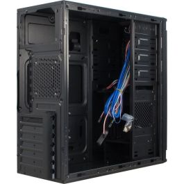 Inter-Tech IT-5905 Midi Tower PC Negro ATX/micro ATX para Hogar/Oficina con gestión de cables y USB 3.2 Gen 1