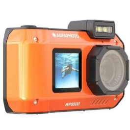 AgfaPhoto WP9500OG Cámara Digital Deportiva 24MP Sumergible Naranja