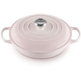 Le Creuset 21180267774430 Cazuela para hornear ovalada de hierro fundido 26 cm Shell Pink