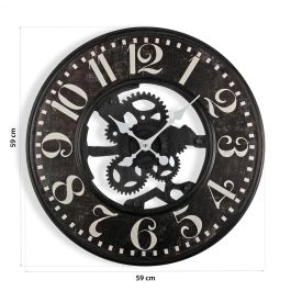 Reloj Pared Metal 59Cm Versa (2 Unidades) Reloj Pared Metal 59Cm Versa (2 Unidades)