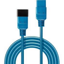 LINDY Cable de Extensión IEC C19 a C20 Azul 2m - Cable de Alimentación Externo