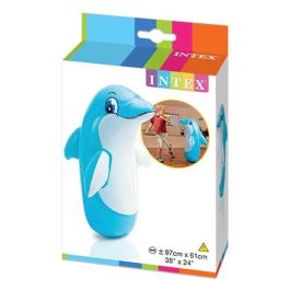 Intex Figura Hinchable Tentetieso 98x44 cm Delfín, Tigre o Dinosaurio PVC Surtido para +3 años