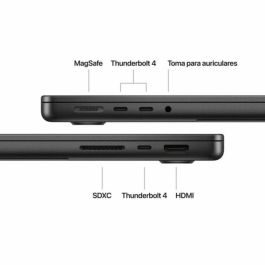 Apple Macbook Pro 14" M4 512GB SSD - Ordenador portátil con pantalla Liquid Retina XDR, 16GB RAM, macOS Sequoia Apple Macbook Pro 14" M4 512GB SSD - Ordenador portátil con pantalla Liquid Retina XDR, 16GB RAM, macOS Sequoia