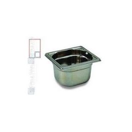 RIEBER Cubeta Gastronorm GN 1/6 con Asas, Acero Inoxidable, 2.8 Litros de Capacidad, para Almacenaje y Transporte de Alimentos Precio: 69.68999961. SKU: B19326CTYH