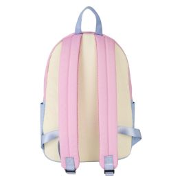 Loungefly Mochila grande de nylon Stitch & Angel Disney 43cm con detalles estampados y apliques