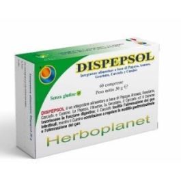HERBOPLANET Dispepsol 60 Comprimidos - Apoyo Digestivo y Hepático con Papaya, Piña, Alcachofa y Genciana Precio: 25.4999998. SKU: B17T2K6SHF