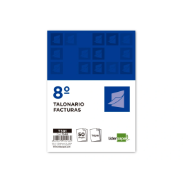 Liderpapel Talonario T301 Facturas 8º Original y 2 Copias