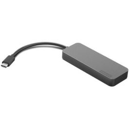 Lenovo Hub USB-C a 4 Puertos USB-A USB 3.0 (5 Gbps) Adaptador Multipuerto Portátil para Notebooks USB-C y Dispositivos Periféricos
