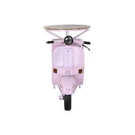 DKD Home Decor Mesa Shabby Pinki Rosa Palo de Hierro y Mango con 1 Estantería, Diseño Moto Scooter, 72x116x110 cm DKD Home Decor Mesa Shabby Pinki Rosa Palo de Hierro y Mango con 1 Estantería, Diseño Moto Scooter, 72x116x110 cm
