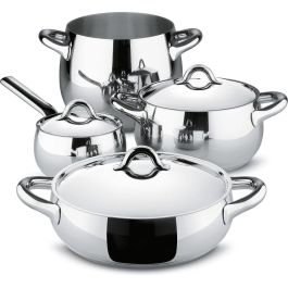Alessi Set de Ollas MAMI Acero Inoxidable 18/10 - SG100S7, SG101/20, SG102/24, SG105/14 con Tapas Precio: 234.50000013. SKU: B1CPZ2BNPR