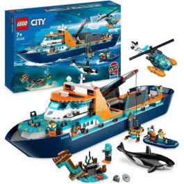 LEGO CITY 60368 The Arctic Exploration Ship, gran juguete de bote flotante, regalo para niños LEGO CITY 60368 The Arctic Exploration Ship, gran juguete de bote flotante, regalo para niños